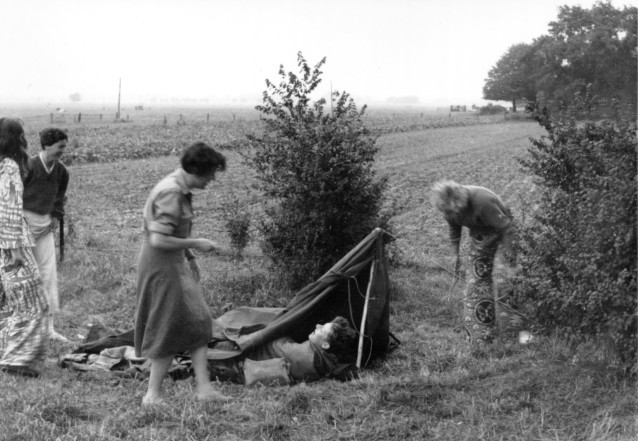 Zomerkamp Welpen in Putten 1955.